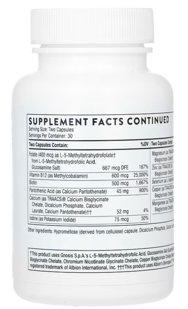 Thorne Basic Nutrients | Foundational Cellular Catalyst