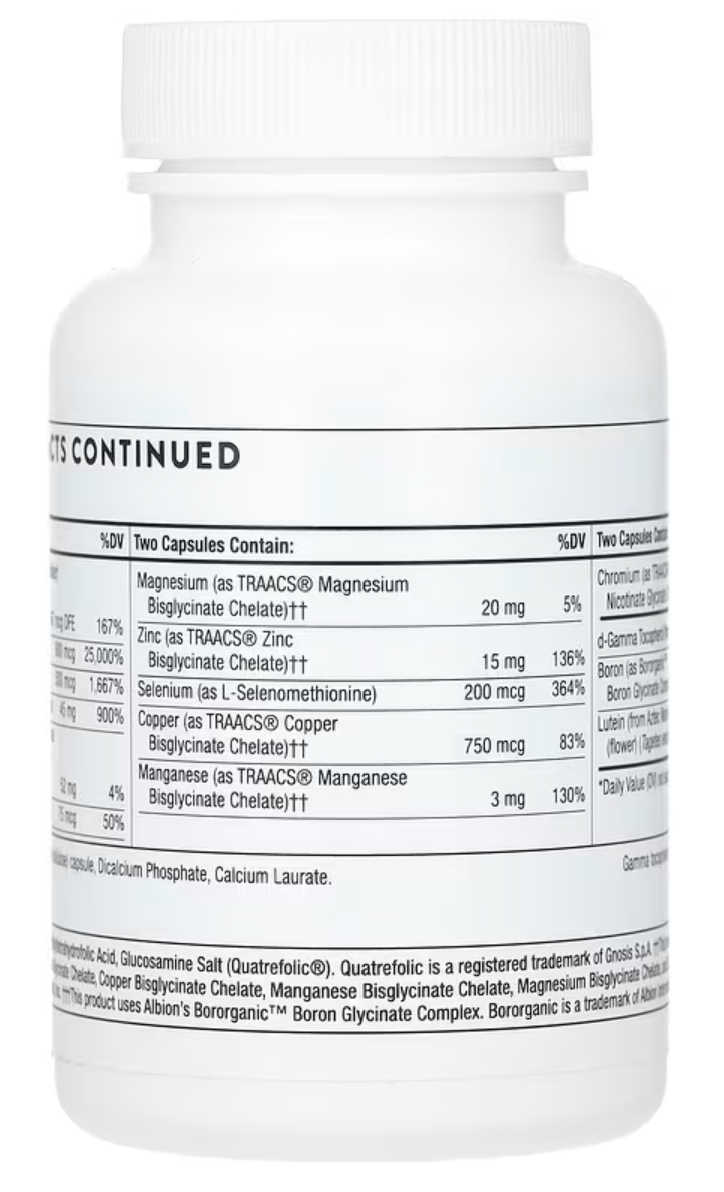 Thorne Basic Nutrients | Foundational Cellular Catalyst