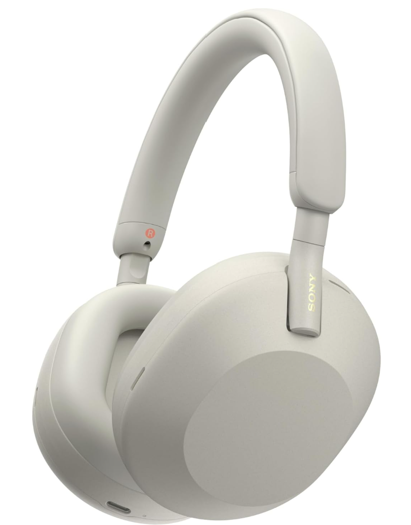 Sony over-ear headphones on a white background